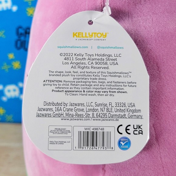 Squishmallow Rou the Purple Walrus 11" UltraSoft Stuffed Animal Toy Plush NWT - Picture 7 of 7